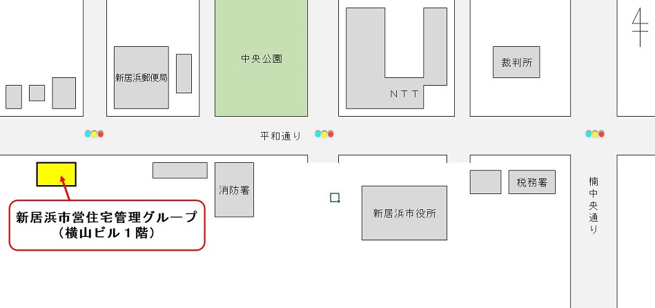 事務所位置図