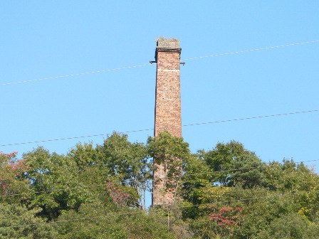 旧山根製錬所煙突の写真です