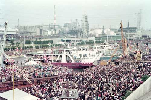 船御幸（昭和49年：中須賀・西原・新田）の写真