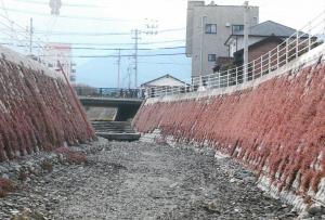 高橋　出夫さんが清掃をした河川